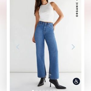 Oak and Fort Split Hem Denim Jean